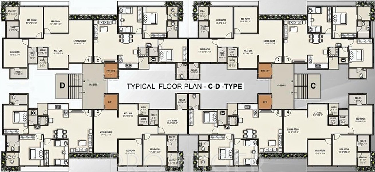 heights Images for Cluster Plan of Vaishnodevi Heights