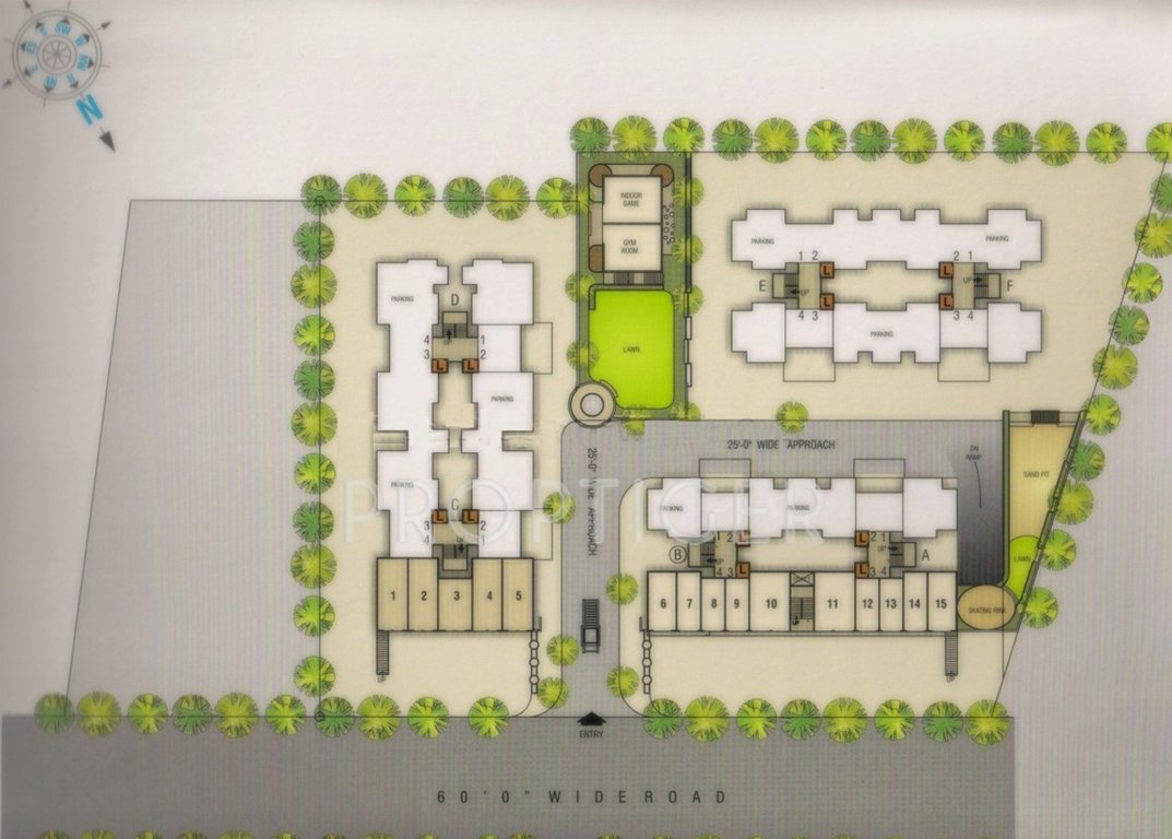 heights Images for Cluster Plan of Vaishnodevi Heights