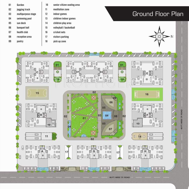 platina Images for Cluster Plan of Madhav Realty Platina