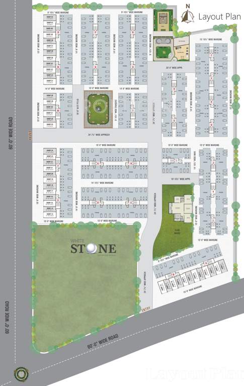  white stone Images for Layout Plan of Kabir White Stone