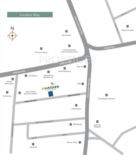  avatara Images for Location Plan of Landmark Avatara