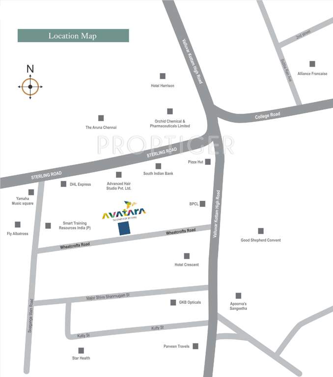  avatara Images for Location Plan of Landmark Avatara