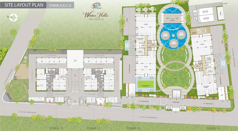 Images for Site Plan of Western Water Hills Residency