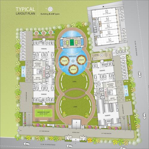Images for Cluster Plan of Western Water Hills Residency