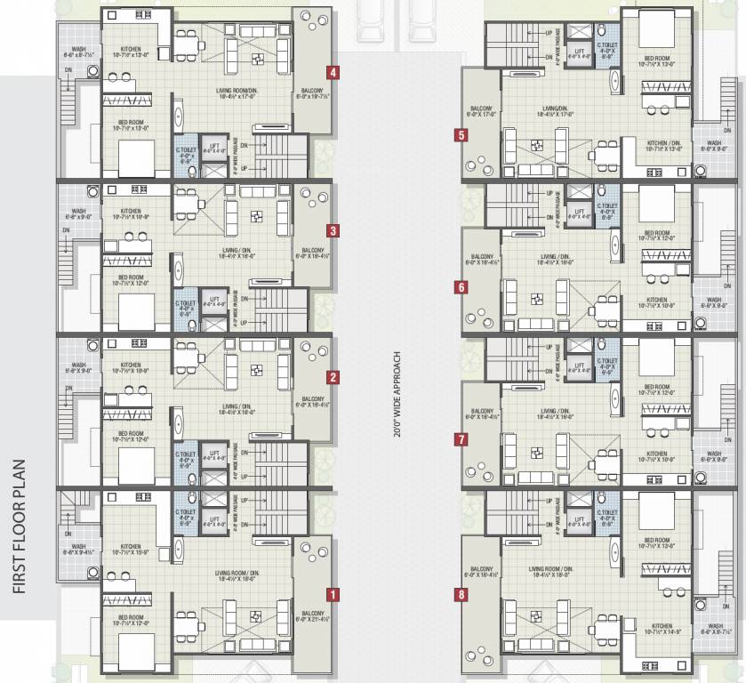 Images for Cluster Plan of Yashasvi Siddhi Villa