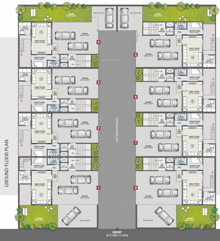 Images for Cluster Plan of Yashasvi Siddhi Villa
