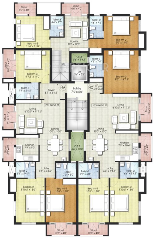 Images for Cluster Plan of Landmark Construction Shubha