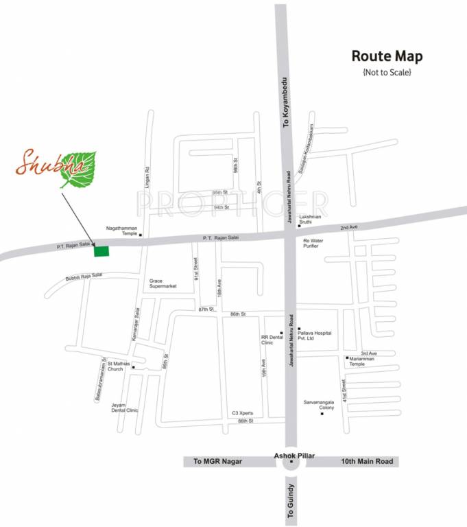 Images for Location Plan of Landmark Construction Shubha