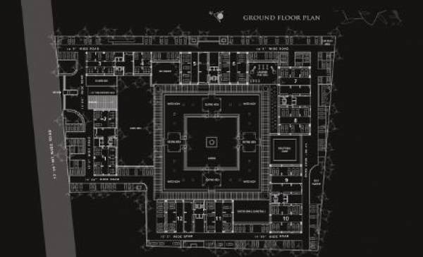  spring-valley Tower A1 To B4 Cluster Plan For Ground Floor