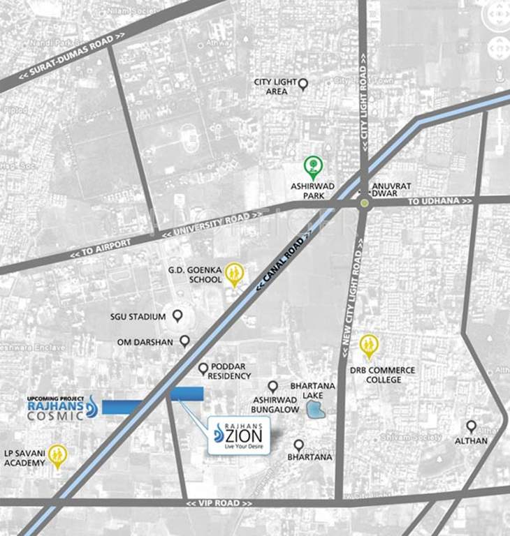  cosmic Images for Location Plan of Rajhans Cosmic