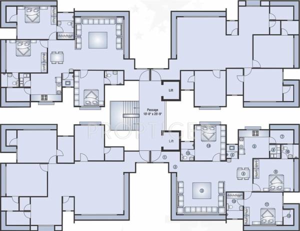 Images for Cluster Plan of Swagat Crystal Palace Images for Cluster Plan of Swagat Crystal Palace