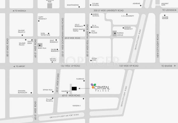 Images for Location Plan of Swagat Crystal Palace Images for Location Plan of Swagat Crystal Palace