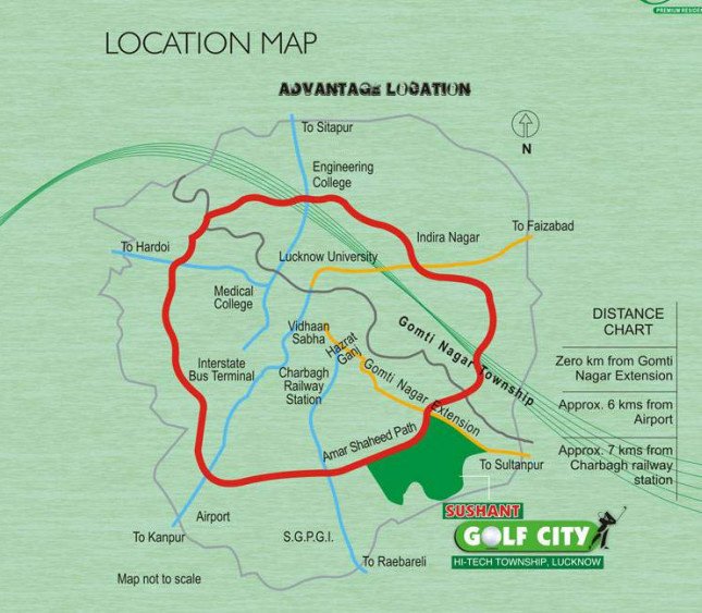 celebrity greens Location Plan