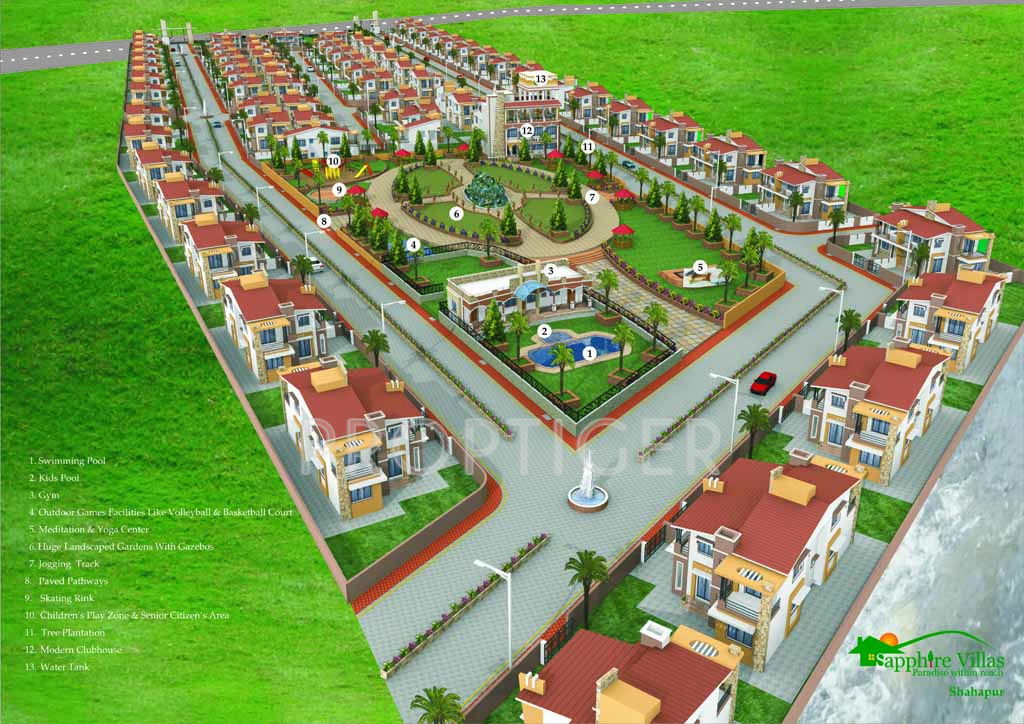 Images for Layout Plan of Khabiya Group Sapphire Villas