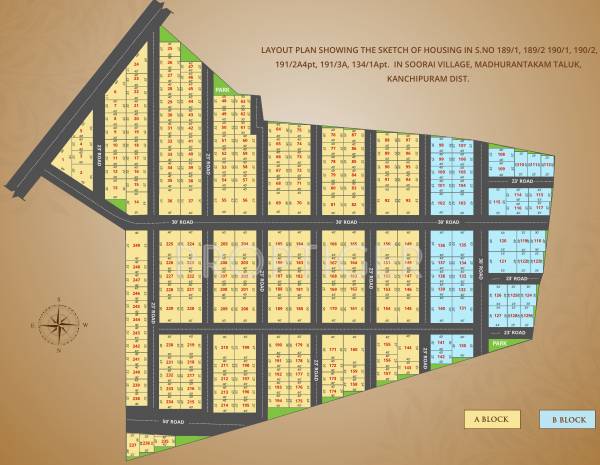 Images for Layout Plan of VIP City Padalam