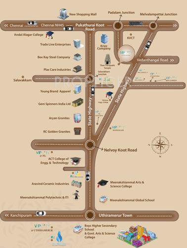 Images for Location Plan of VIP City Padalam