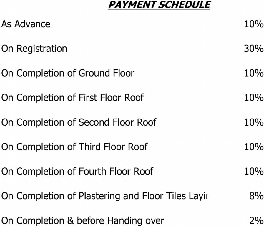 Images for Payment Plan of Krishna Constructions Chennai Dwaraka Payment Plan