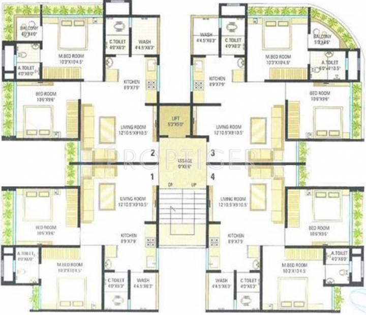  santok-park Images for Cluster Plan of Ashok Santok Park