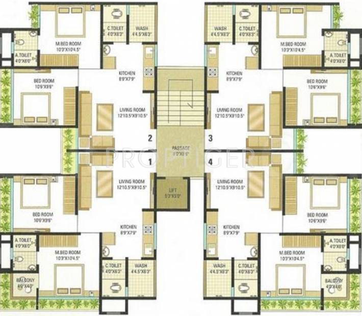  santok-park Images for Cluster Plan of Ashok Santok Park