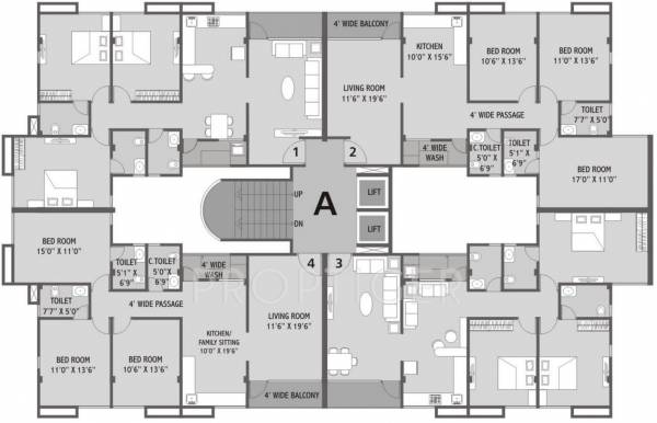 Images for Cluster Plan of Narayan Greenscapes
