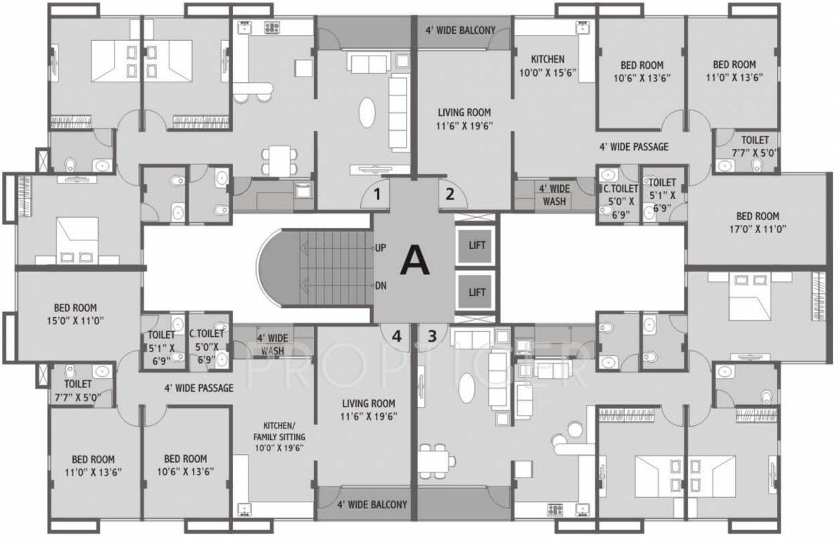 Images for Cluster Plan of Narayan Greenscapes
