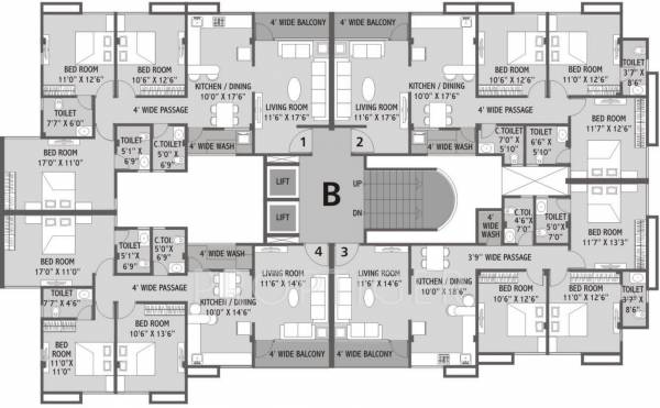 Images for Cluster Plan of Narayan Greenscapes