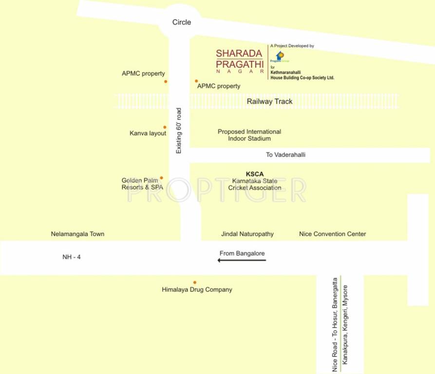 Images for Location Plan of Pragathi Sharada Pragathi Nagar