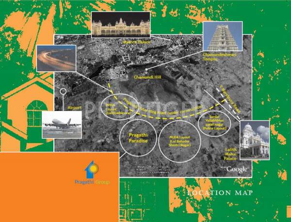 pragathi-group paradise Location Plan