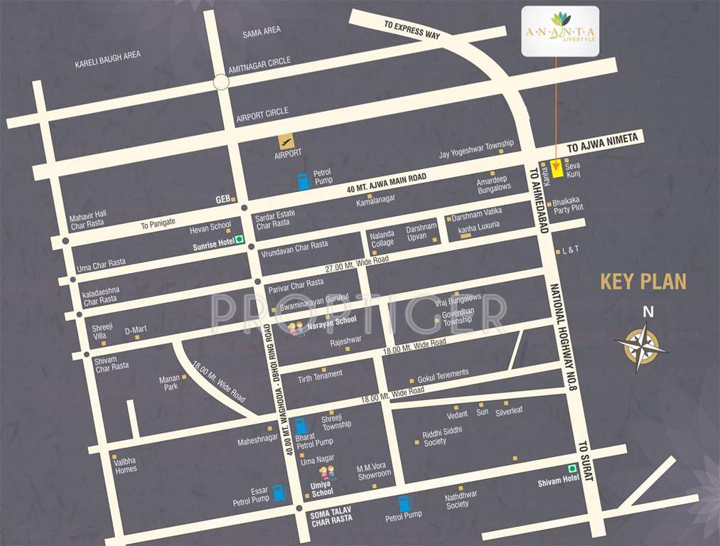  lifestyle Images for Location Plan of Ananta Lifestyle