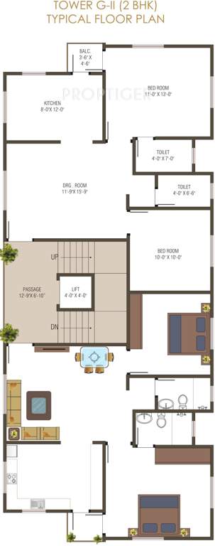Images for Cluster Plan of M P Developers Ahmed Park Phase II