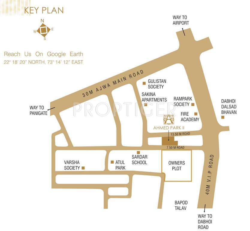 Images for Location Plan of M P Developers Ahmed Park Phase II