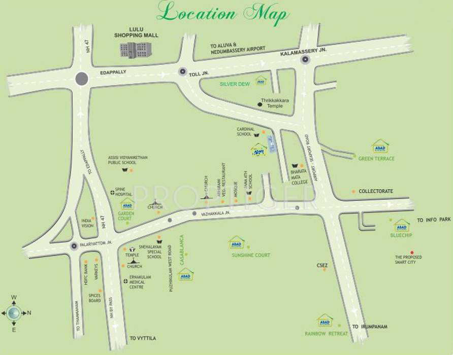 the chancellor Images for Location Plan of ABAD The Chancellor