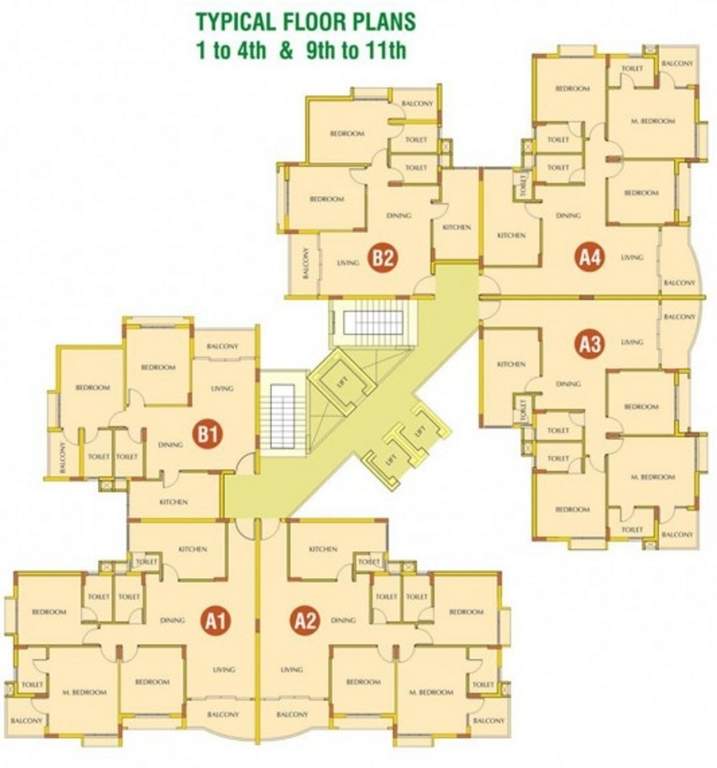 Images for Cluster Plan of ABAD Green Terrace