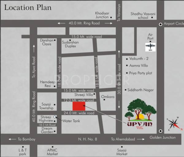 Images for Location Plan of Vinayak Upvan Flat