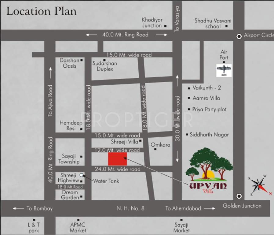 Images for Location Plan of Vinayak Upvan Flat