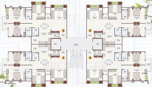  paradise Images for Cluster Plan of Gokul Paradise