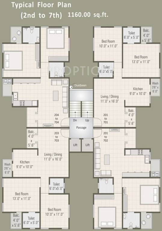 Images for Cluster Plan of Shree Krishna Vrundavan Heights