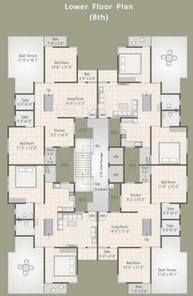 Images for Cluster Plan of Shree Krishna Vrundavan Heights