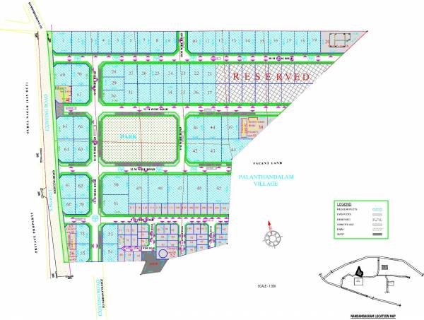 Images for Layout Plan of Sobha Evergreen Plots