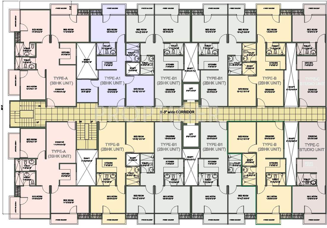 Images for Cluster Plan of Realtyvision 4th Avenue
