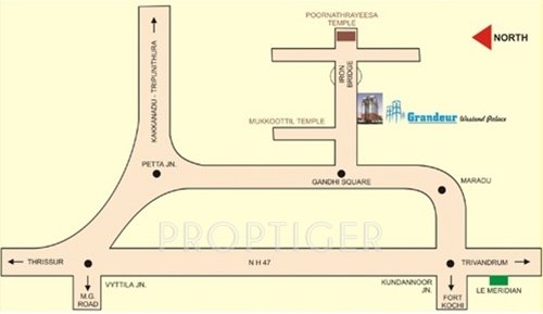 grandeur-homes westend-palace Location Plan