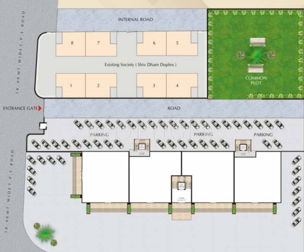 Images for Layout Plan of Ramesh Patel Builders Omkara Residency