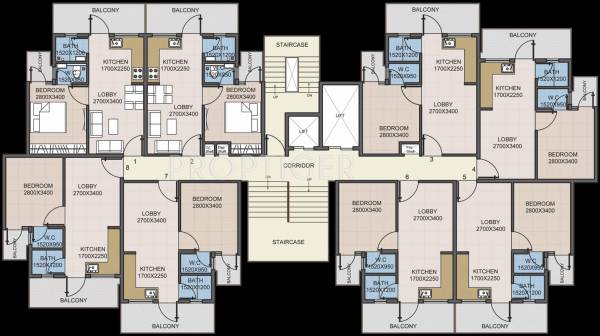 Images for Cluster Plan of Supertech Basera basera Images for Cluster Plan of Supertech Basera