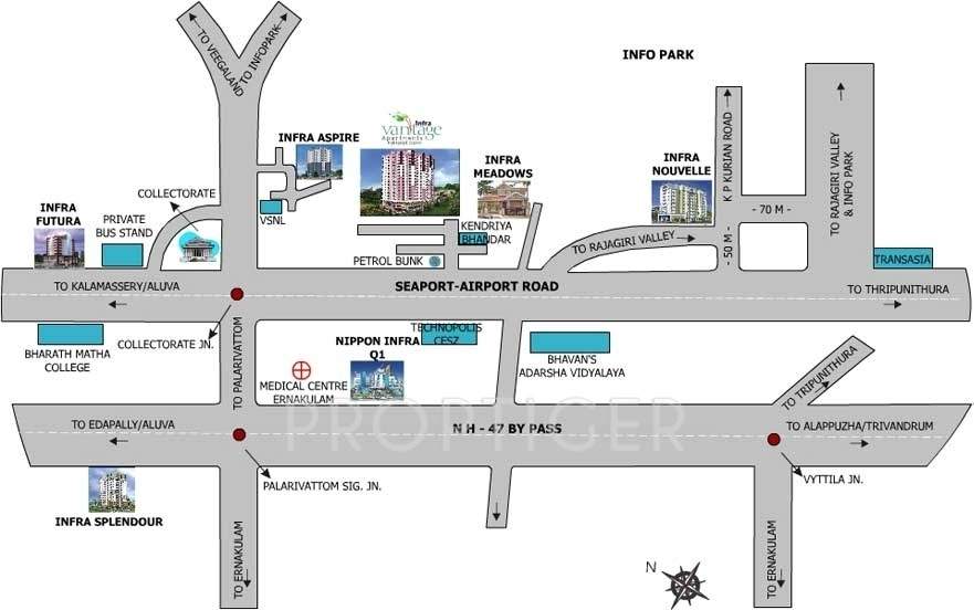 vantage Images for Location Plan of Infra Housing Vantage