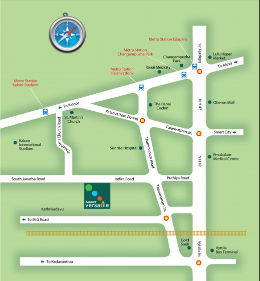  versatile Location Plan