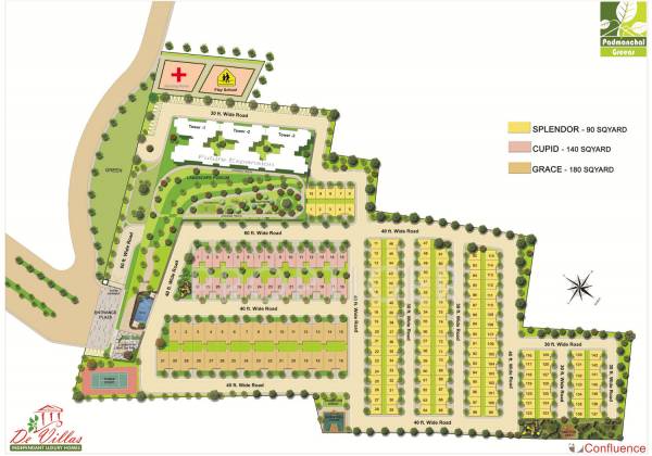 Images for Layout Plan of Padmanchal De Villas Images for Layout Plan of Padmanchal De Villas