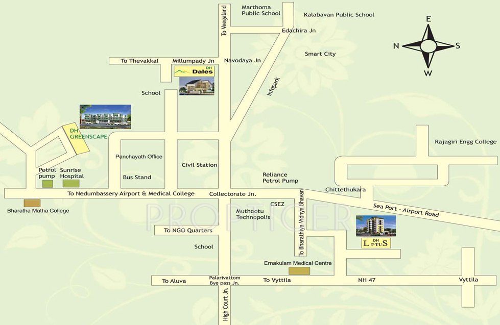 dreams habitat greenscapes Location Plan