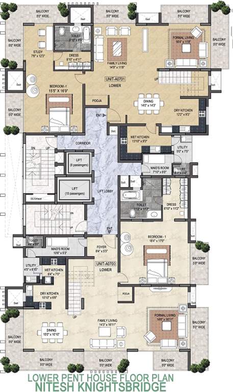  knightsbridge Images for Cluster Plan of Nitesh Knightsbridge