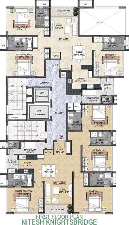  knightsbridge Images for Cluster Plan of Nitesh Knightsbridge