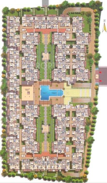  center park Block A Cluster Plan